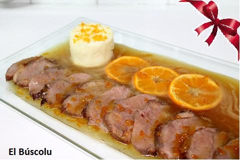 Magret de pato a la naranja - Les recetines