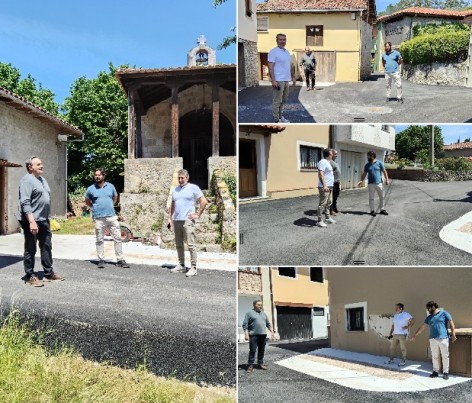 Llanes culmina las obras de mejora del camino de la capilla en Bricia con una inversión superior a 63.000 euros