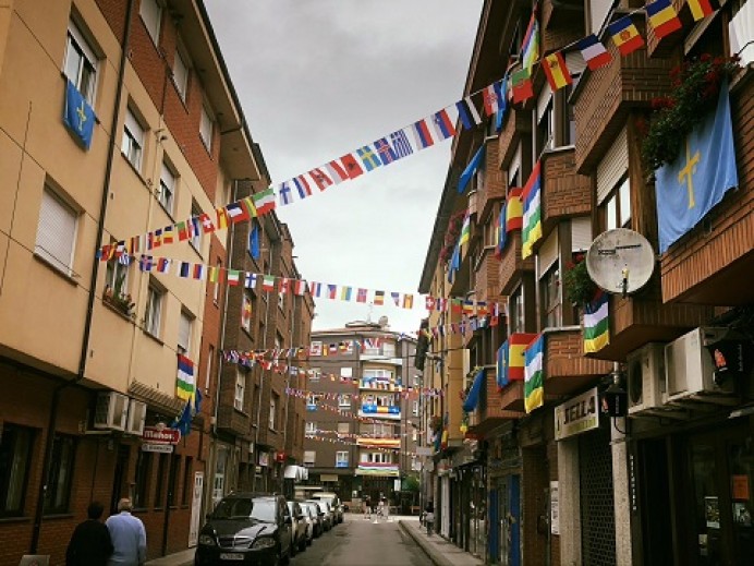 Peatonalización de calles en Arriondas - Concejo de Parres
