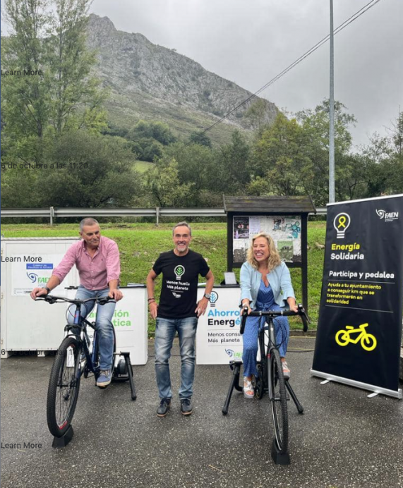 Reconocimiento a los ayuntamientos ganadores de la pedalada solidaria de FAEN - Asturias