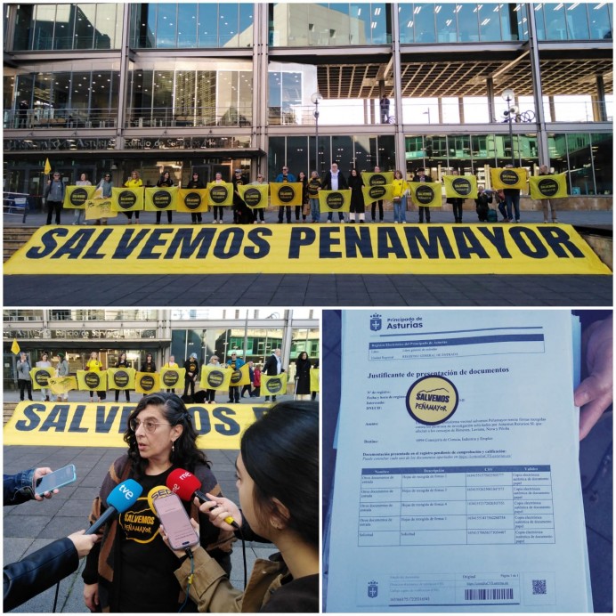 3.321 firmas contra el permiso minero Astur A en Peñamayor y una pregunta directa al Gobierno de Asturias