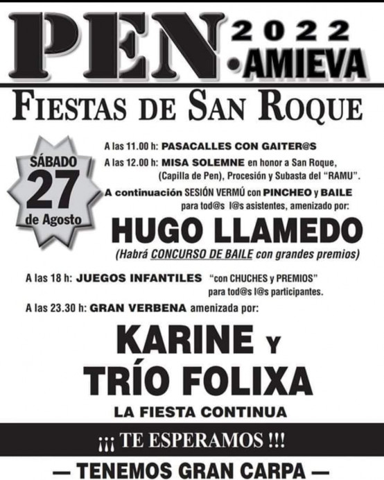 Fiestas de Pen - Amieva 2022 - Oriente de Asturias