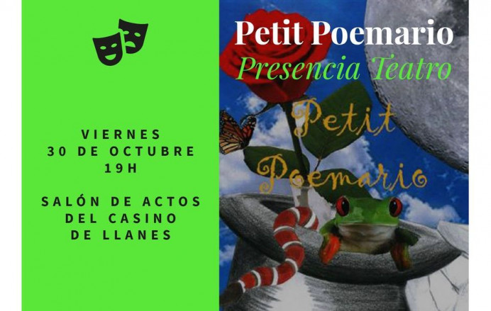 Presencia Teatro, trae mañana a Llanes Petit poemario - Concejo de Llanes