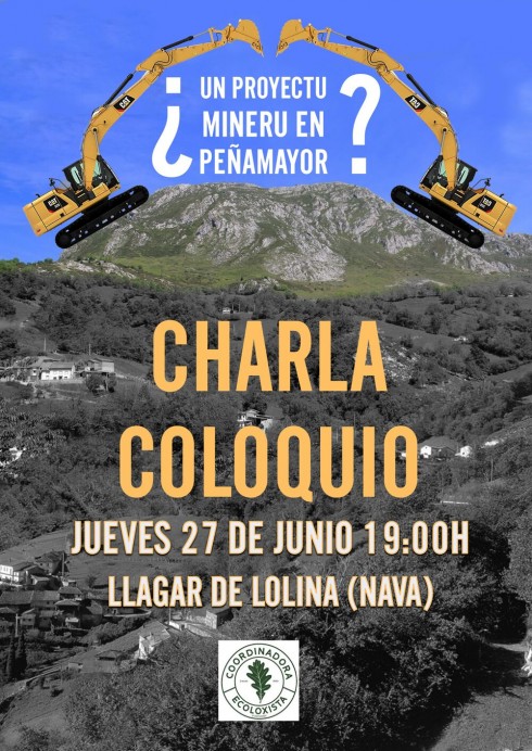 Charla sobre el Proyecto Minero de Peña Mayor y Sierra de Aves - Concejo de Nava