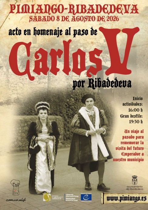 Piñiango rememora este sábado el paso del emperador Carlos V por Ribadedeva - Concejo de Ribadesella