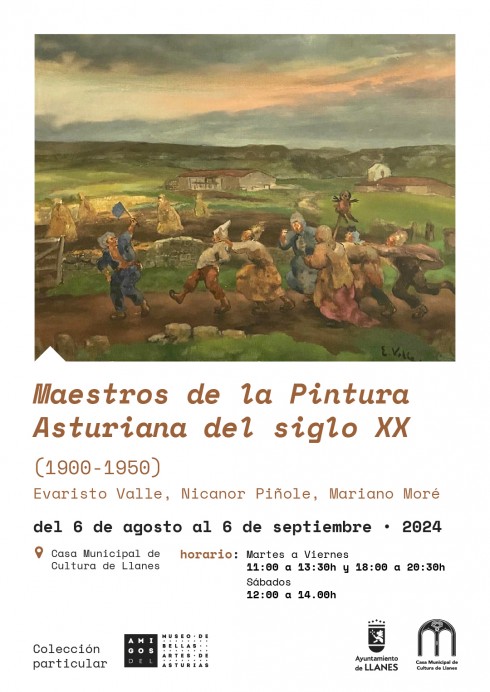 Llanes Presenta la Exposición Maestros de la Pintura Asturiana del Siglo XX (1900-1950) - Concejo de Llanes