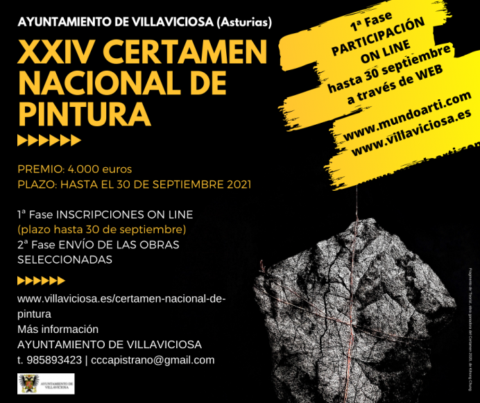 Convocado el XXIV Certamen nacional de pintura del Ayuntamiento de Villaviciosa - Concejo de Villaviciosa