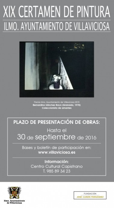XIX Certamen de Pintura de Villaviciosa. Plazo: hasta el 30 de septiembre de 2016 - Concejo de Villaviciosa