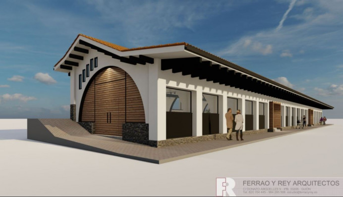 Proyecto de rehabilitación de la plaza de abastos de Colunga - Concejo de Colunga
