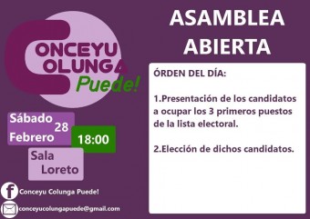Conceyu Colunga Puede eligirá a sus primeros candidatos este fin de semana - Concejo de Colunga
