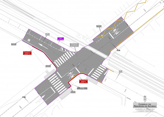 El Principado iniciará en las próximas semanas las obras de mejora del paso a nivel de Posada de Llanes, tras recibir la aprobación del proyecto por parte de Adif - Concejo de Llanes
