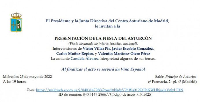 Presentación de la fiesta del asturcón 2022 - Concejo de Piloña