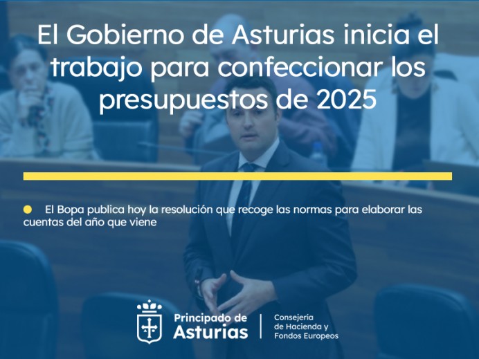 BOPA: El Gobierno de Asturias inicia el trabajo para confeccionar los presupuestos de 2025 - Asturias