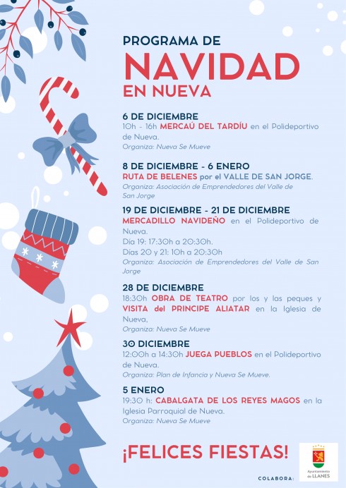 El Valle de San Jorge impulsa su Ruta de Belenes dentro del completo programa de Navidad en Nueva - Concejo de Llanes