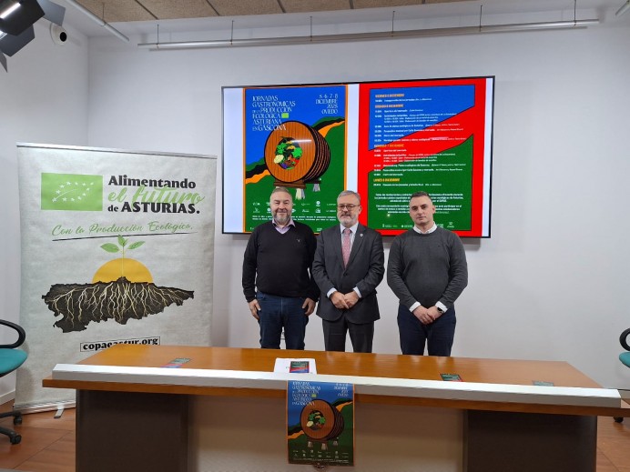 Oviedo presenta las Jornadas Gastronómicas de la Producción Ecológica de Gascona - Asturias