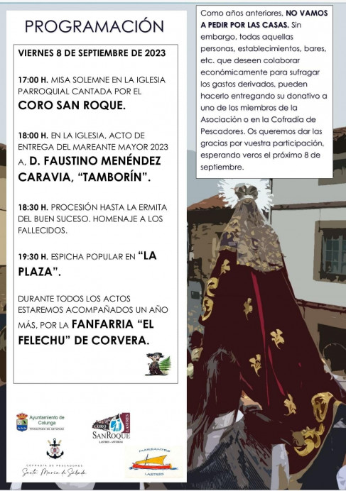 Fiesta de la Virgen del Buen Suceso 2023 en Lastres - Colunga - Concejo de Colunga