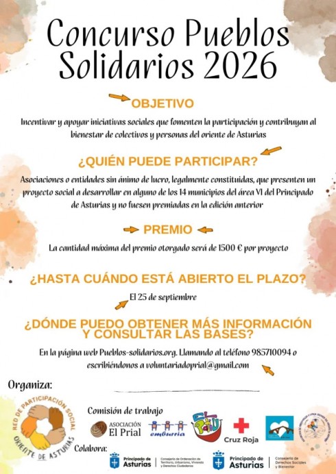 La Red Pueblos Solidarios abre convocatorias y presenta su agenda 2026 - Oriente de Asturias