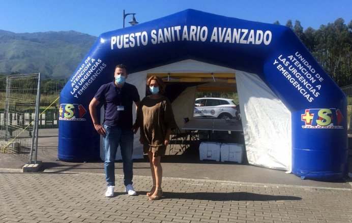 Instalado auto COVID en La Talá, por brote Llanes - Concejo de Llanes