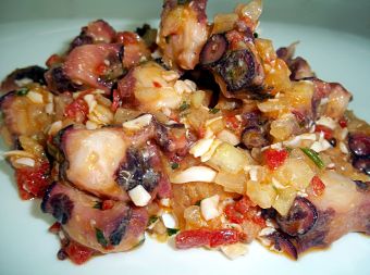 Pulpo a la vinagreta - Les recetines
