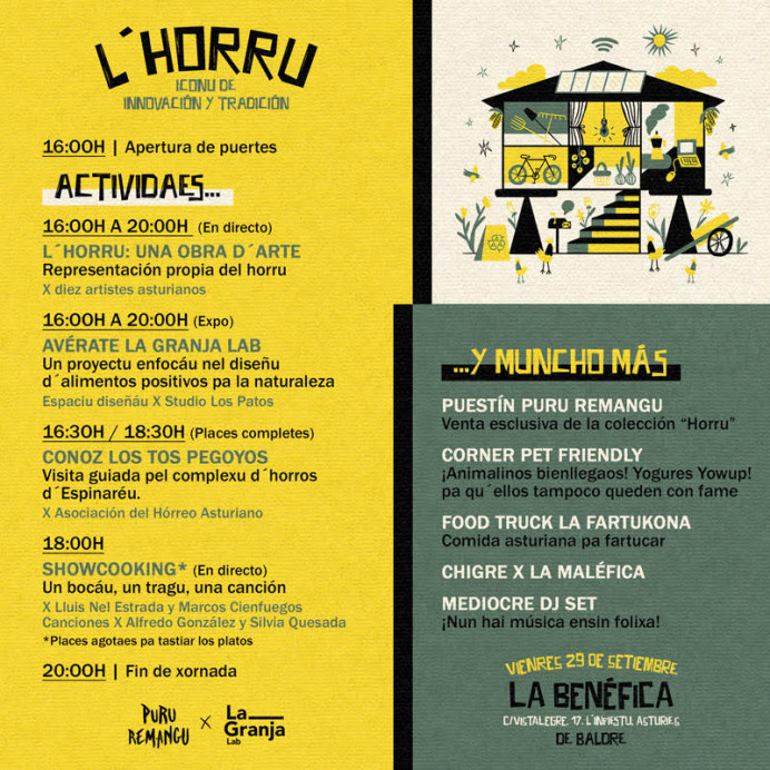 Puru Remangu y La Granja Lab únense nel eventu L Horru, iconu d’innovación y tradición - Concejo de Piloña