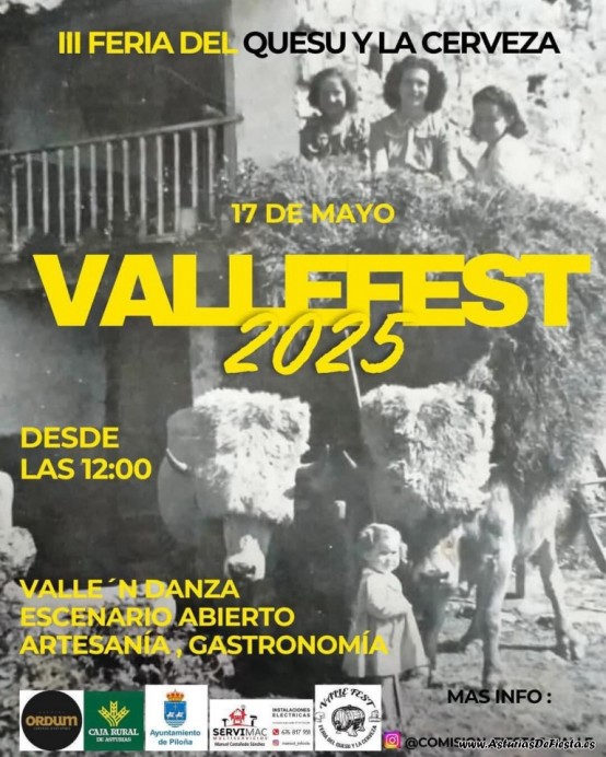 El Valle (Piloña) celebra la III Feria del Quesu y la Cerveza - Concejo de Piloña