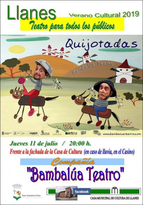 Cultura Llanes: teatro infantil y familiar Quijotadas - Concejo de Llanes
