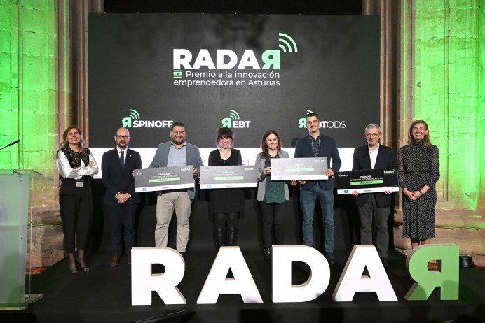 Cuatro proyectos relacionados con salud, digitalización y biotecnología ganan los premios Radar a la innovación emprendedora - Asturias