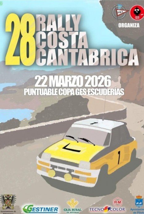 El XXVIII Rallye Costa Cantábrica 2026 llega a Villaviciosa con 150 km de recorrido para vehículos históricos - Concejo de Villaviciosa
