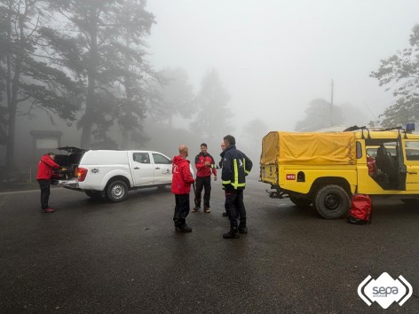 Rescatados dos jóvenes tras desorientarse durante una ruta nocturna en El Fitu - Concejo de Parres