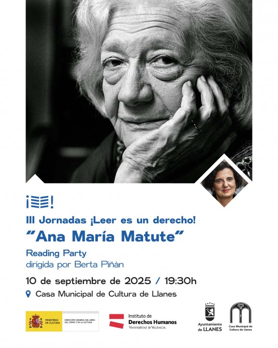 Llanes celebra una Reading Party en homenaje a Ana María Matute por el centenario de su nacimiento - Concejo de Llanes