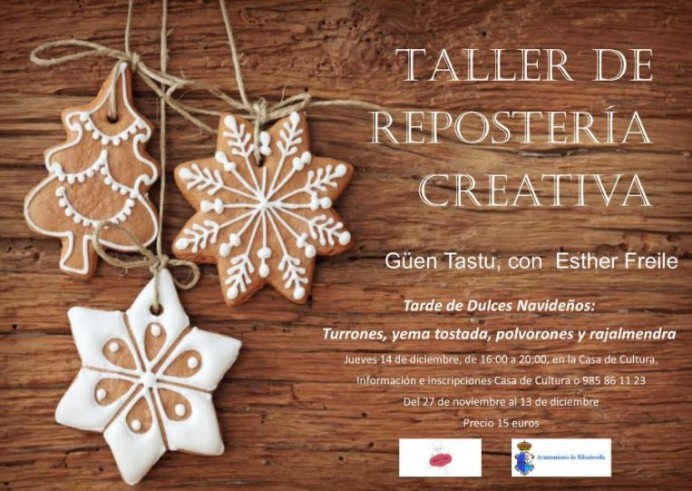 Taller de Repostería Navideña en Ribadesella - Concejo de Ribadesella