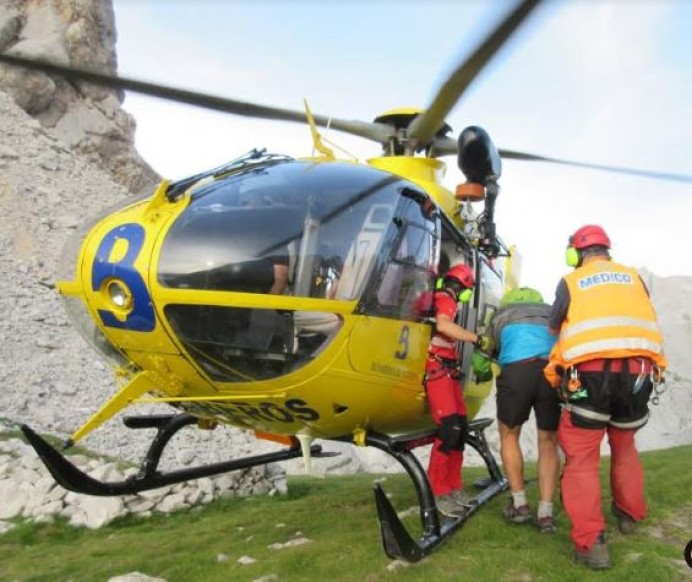 Rescate de montaña en Collada del Agua - Cabrales - Sucesos
