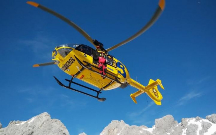 Rescate de montaña en Bulnes - Concejo de Cabrales