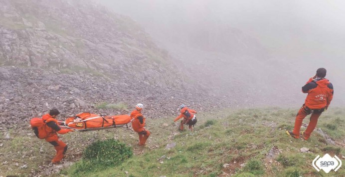 Rescate de montaña en Cangas de Onís - Concejo de Cangas de Onís
