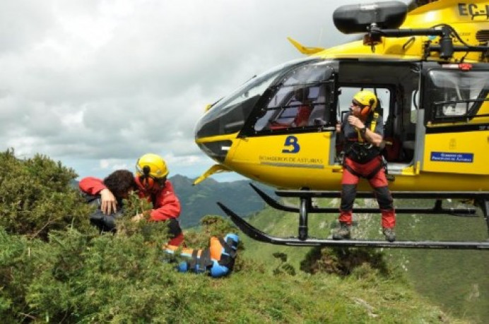 Rescate de montaña en Nava - Concejo de Nava
