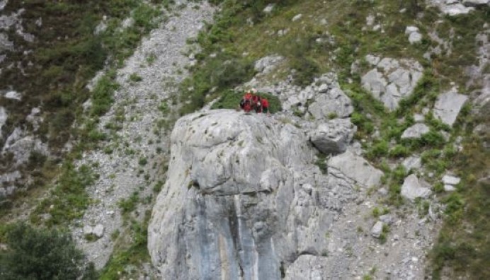 Rescate de montaña en Cabrales - Sucesos