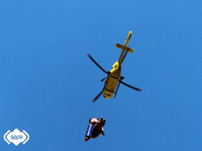 Rescate de montaña en la Ruta del Cares - Concejo de Cabrales
