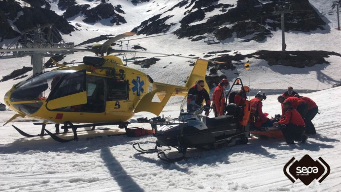 Rescate de montaña en Aller - Asturias