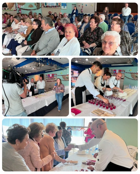 Showcooking del chef Israel Moreno dedicado a los mayores de Ribadesella - Concejo de Ribadesella