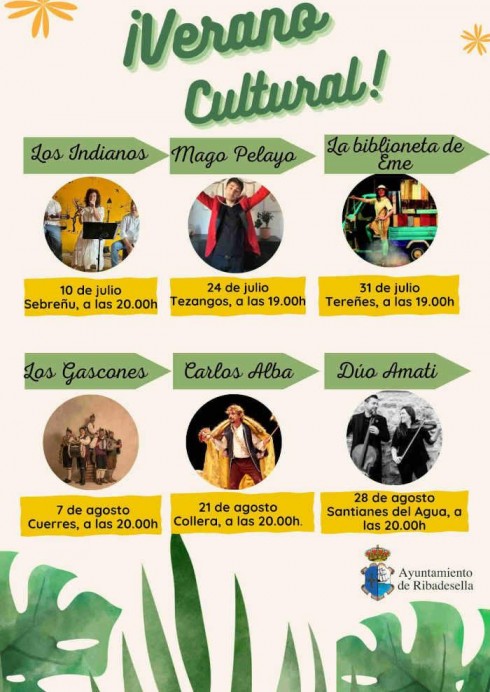 Verano cultural en Ribadesella - Concejo de Ribadesella