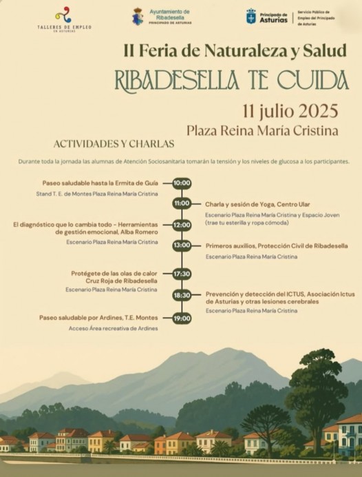 Ribadesella celebra la II Feria de Naturaleza y Salud con charlas, yoga y paseos saludables - Concejo de Ribadesella