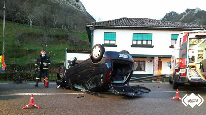 Accidente en Fries, Ribadesella - Sucesos