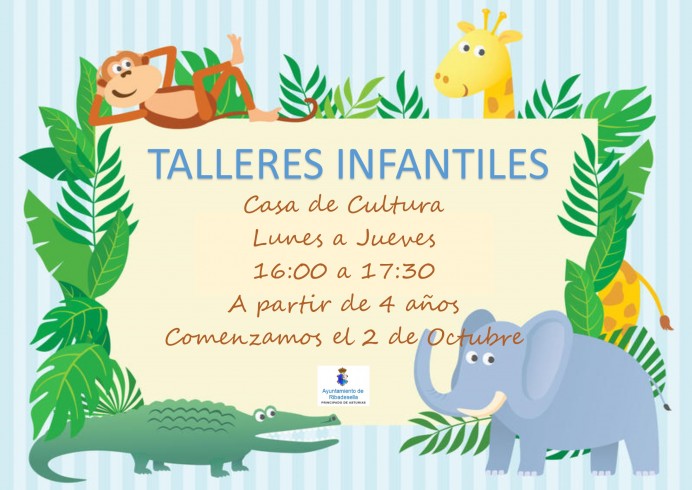 Talleres infantiles en Ribadesella - Concejo de Ribadesella