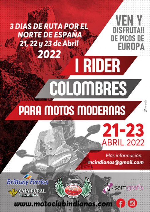 Rider Colombres 2022. Concentración de motos modernas - Concejo de Ribadedeva
