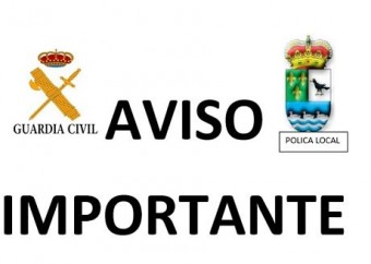 Aviso de la Policía y la Guardia Civil sobre robos en Colunga y Caravia - Concejo de Colunga