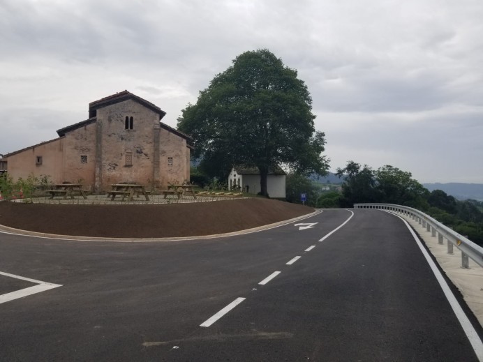 Concluyen las obras de mejora de la carretera de Priesca - Concejo de Villaviciosa