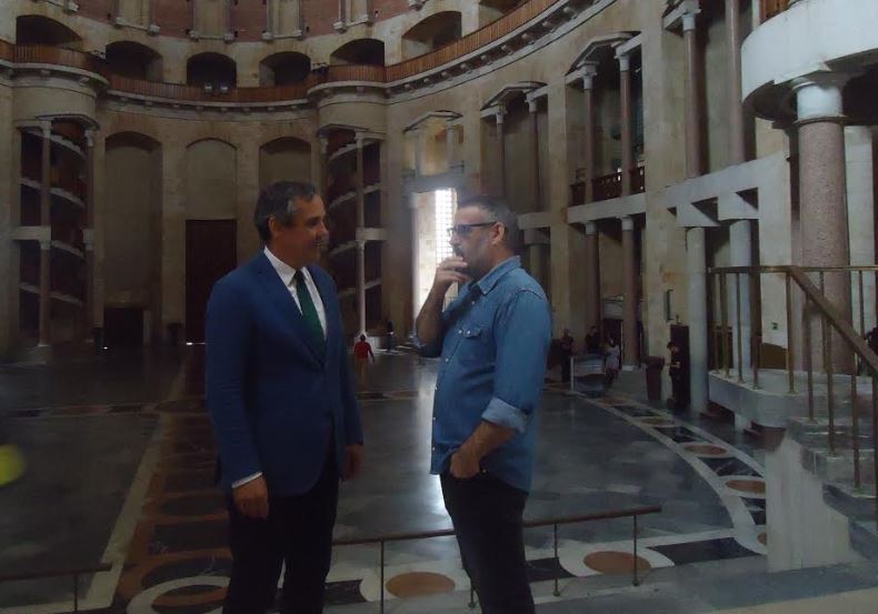 La Iglesia de la Laboral acoge la instalación Picos de Europa. Reserva sonora de la Biosfera de Asturias de Juanjo Palacios - Sociedad y Cultura