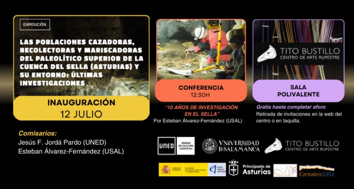 Inauguración de la Exposición ‘Las Poblaciones Cazadoras, Recolectoras y Mariscadoras del Paleolítico Superior de la Cuenca del Sella: Últimas Investigaciones’, en el Centro Tito Bustillo - Concejo de Ribadesella