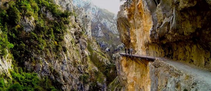 Herida una mujer en la Ruta del Cares - Concejo de Cabrales