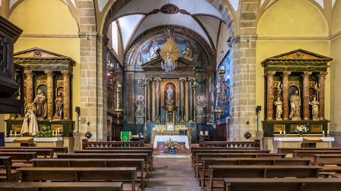 Lastres celebra los actos litúrgicos de Semana Santa en Santa María de Sábada - Concejo de Colunga